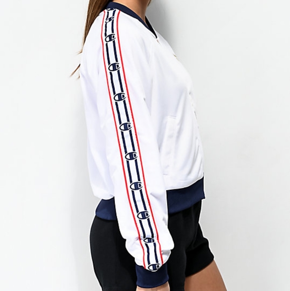 New Champion Logo Track Jacket - Picture 3 of 8